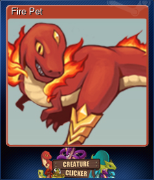 Series 1 - Card 2 of 5 - Fire Pet