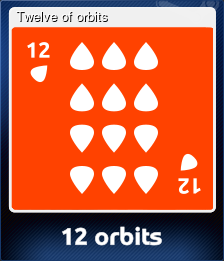 Series 1 - Card 4 of 5 - Twelve of orbits