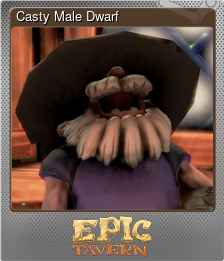 Series 1 - Card 4 of 5 - Casty Male Dwarf
