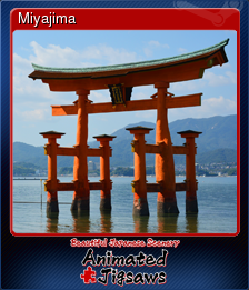 Series 1 - Card 6 of 9 - Miyajima