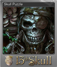 Series 1 - Card 7 of 7 - Skull Puzzle