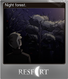 Series 1 - Card 4 of 5 - Night forest.