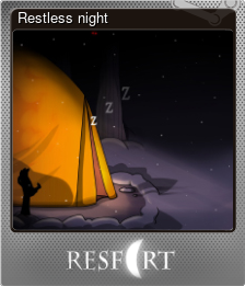 Series 1 - Card 1 of 5 - Restless night