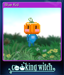 Series 1 - Card 1 of 6 - Blue Kid