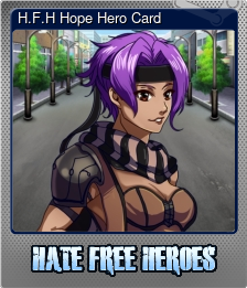 Series 1 - Card 2 of 5 - H.F.H Hope Hero Card