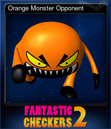 Series 1 - Card 5 of 6 - Orange Monster Opponent