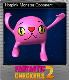Series 1 - Card 4 of 6 - Hotpink Monster Opponent