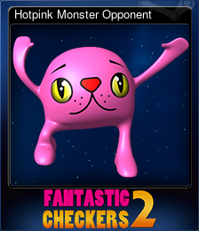 Series 1 - Card 4 of 6 - Hotpink Monster Opponent
