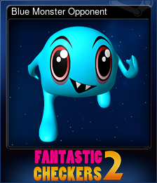 Series 1 - Card 1 of 6 - Blue Monster Opponent