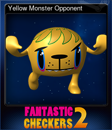 Series 1 - Card 3 of 6 - Yellow Monster Opponent