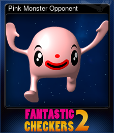 Series 1 - Card 2 of 6 - Pink Monster Opponent