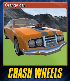 Series 1 - Card 3 of 5 - Orange car