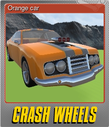 Series 1 - Card 3 of 5 - Orange car