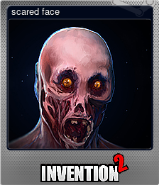 Series 1 - Card 2 of 5 - scared face