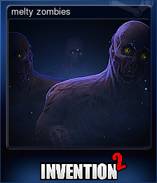 Series 1 - Card 1 of 5 - melty zombies
