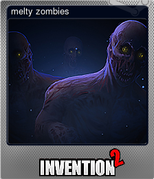Series 1 - Card 1 of 5 - melty zombies