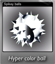 Series 1 - Card 4 of 5 - Spikey balls