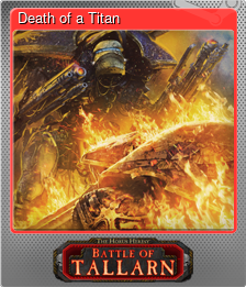 Series 1 - Card 4 of 5 - Death of a Titan