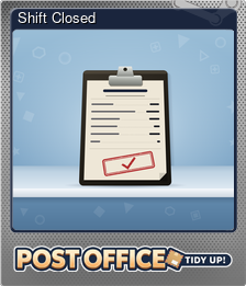 Series 1 - Card 2 of 6 - Shift Closed