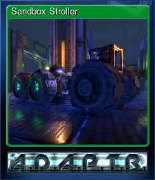 Series 1 - Card 2 of 6 - Sandbox Stroller