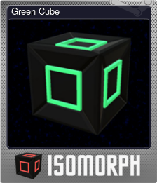 Series 1 - Card 1 of 6 - Green Cube