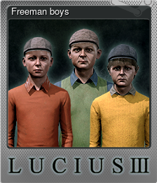 Series 1 - Card 3 of 5 - Freeman boys