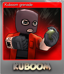 Series 1 - Card 5 of 6 - Kuboom grenade