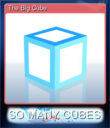 Series 1 - Card 2 of 5 - The Big Cube