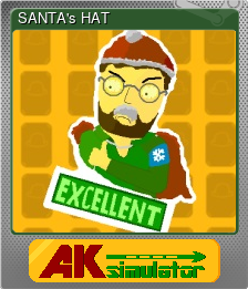 Series 1 - Card 1 of 6 - SANTA's HAT