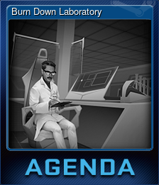 Series 1 - Card 2 of 10 - Burn Down Laboratory