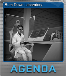 Series 1 - Card 2 of 10 - Burn Down Laboratory