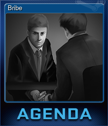 Series 1 - Card 6 of 10 - Bribe