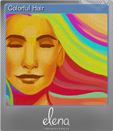 Series 1 - Card 3 of 5 - Colorful Hair