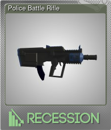 Series 1 - Card 1 of 12 - Police Battle Rifle