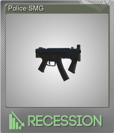 Series 1 - Card 2 of 12 - Police SMG