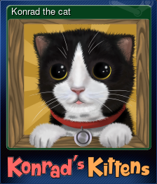 Series 1 - Card 7 of 8 - Konrad the cat