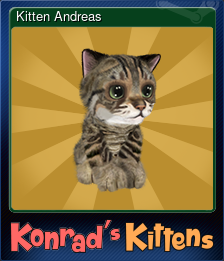 Series 1 - Card 3 of 8 - Kitten Andreas