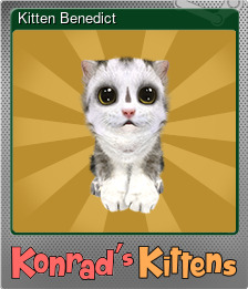 Series 1 - Card 4 of 8 - Kitten Benedict