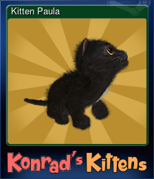 Series 1 - Card 2 of 8 - Kitten Paula