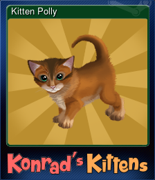 Series 1 - Card 1 of 8 - Kitten Polly