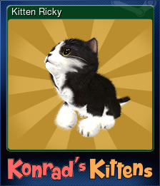 Series 1 - Card 6 of 8 - Kitten Ricky