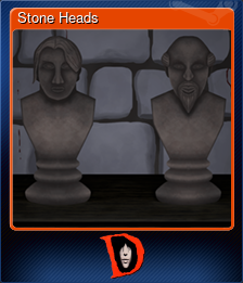 Series 1 - Card 5 of 5 - Stone Heads
