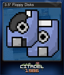 Series 1 - Card 9 of 10 - 3.5" Floppy Disks