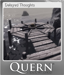 Series 1 - Card 2 of 8 - Delayed Thoughts