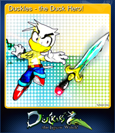 Series 1 - Card 1 of 5 - Duckles - the Duck Hero!