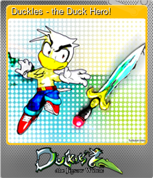 Series 1 - Card 1 of 5 - Duckles - the Duck Hero!