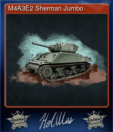 Series 1 - Card 3 of 13 - M4A3E2 Sherman Jumbo
