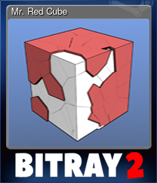 Series 1 - Card 2 of 10 - Mr. Red Cube