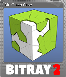 Series 1 - Card 3 of 10 - Mr. Green Cube