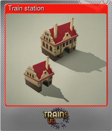 Series 1 - Card 4 of 5 - Train station